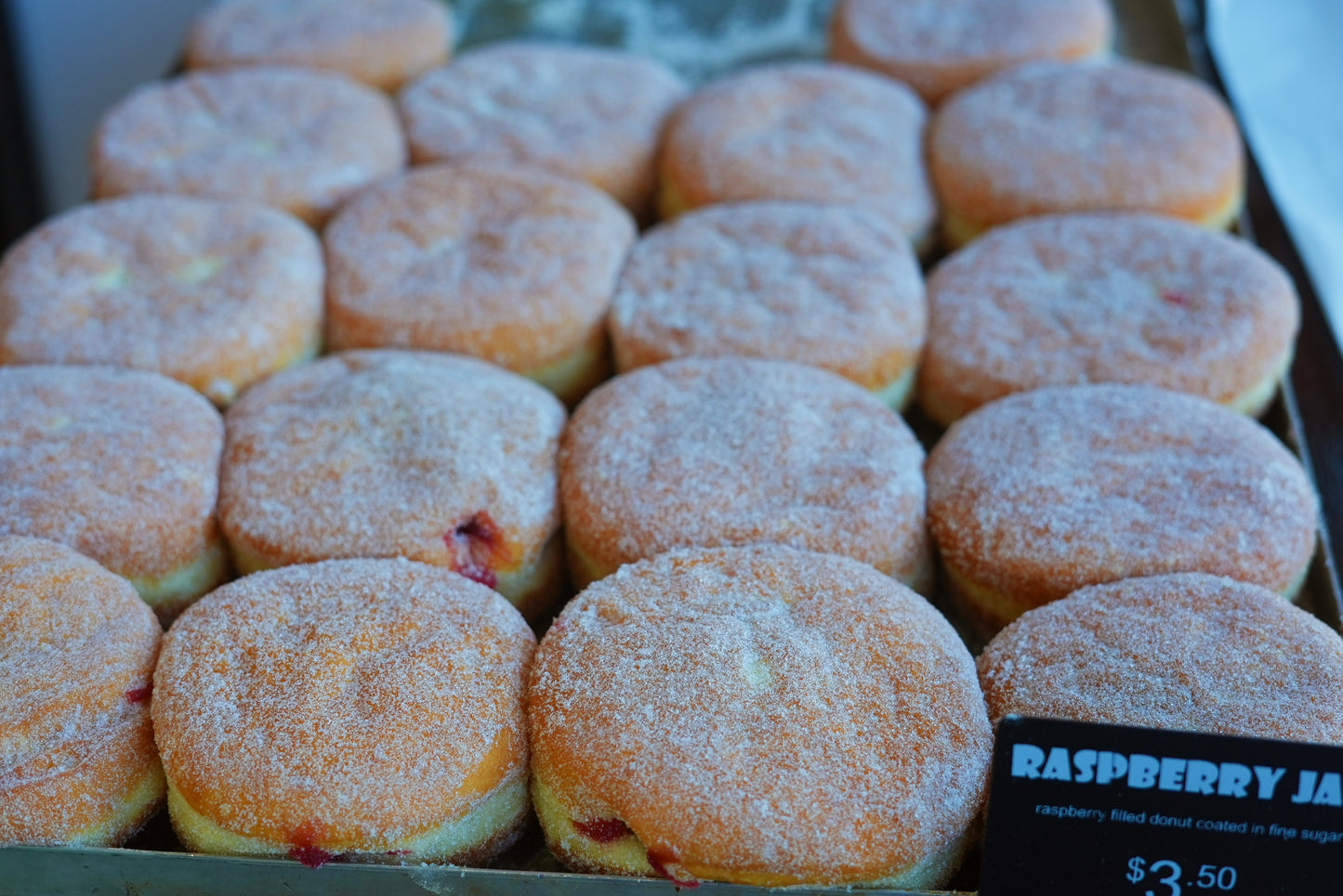 Raspberry Filled Donut