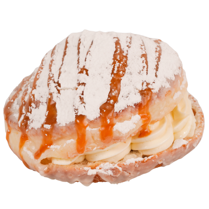 Cinnamon Caramel Creme Scroll