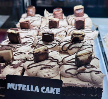 Nutella Cake Slice