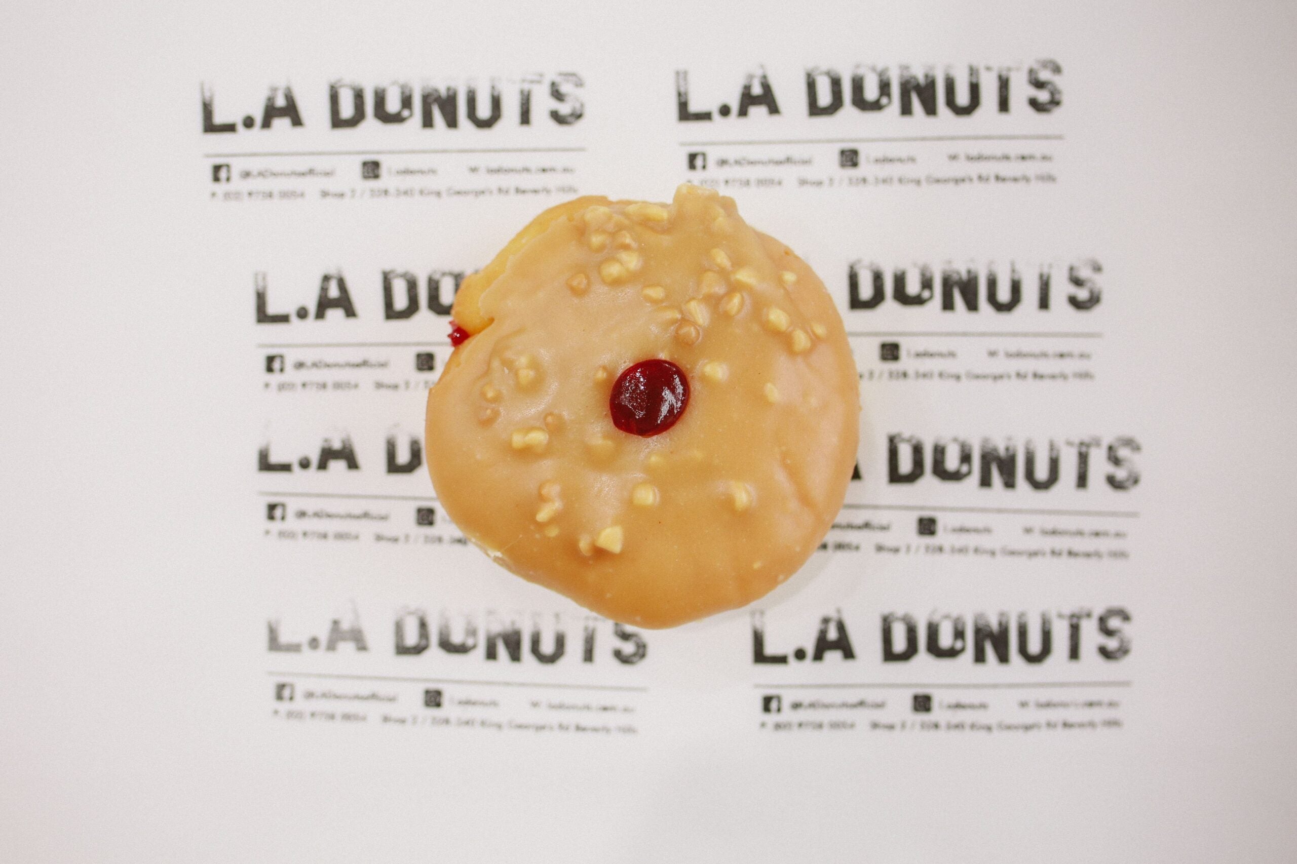 Peanut Butter and Jam Donut